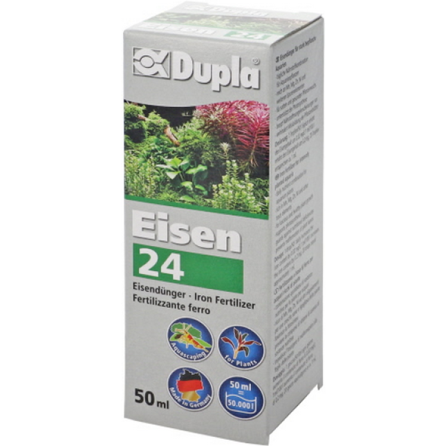Dupla Scaping Juice Iron 24 Λίπασμα σιδήρου για ενυδρεία με έντονη φυτεία 50 ml Dupla Scaping Juice Iron 24 Λίπασμα σιδήρου για ενυδρεία με έντονη φυτεία 50 ml