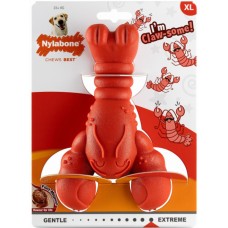 Nylabone αστακός μασίματος με γεύση φιλέτο μινιόν για μικρόσωμους σκύλους έως 23+kg Nylabone αστακός μασίματος με γεύση φιλέτο μινιόν για μικρόσωμους σκύλους έως 23+kg