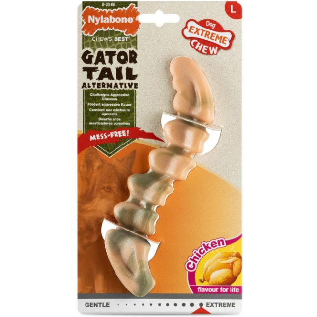 Nylabone παιχνίδι μασίματος με γεύση κοτόπουλου για μεγαλόσωμους σκύλους έως 23 κιλά Nylabone παιχνίδι μασίματος με γεύση κοτόπουλου για μεγαλόσωμους σκύλους έως 23 κιλά