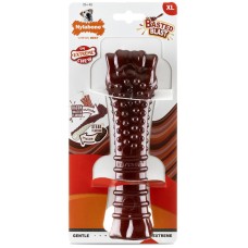Nylabone κόκκαλο μασήματος με γεύση μπέικον εξωτερικά και μπριζόλα εσωτερικά xl 19,5cm