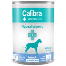Calibra υποαλλεργική τροφή για σκύλους με έντομα και σολομό 400g Calibra υποαλλεργική τροφή για σκύλους με έντομα και σολομό 400g