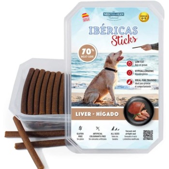 Mediterranean Ημίυγρα sticks Ibericas σε ταπεράκι με συκώτι 27τ,350g Mediterranean Ημίυγρα sticks Ibericas σε ταπεράκι με συκώτι 27τ,350g
