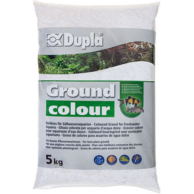Dupla Χρώμα εδάφους Χαλίκι Snow λευκό 3-4mm, 5kg Dupla Χρώμα εδάφους Χαλίκι Snow λευκό 3-4mm, 5kg