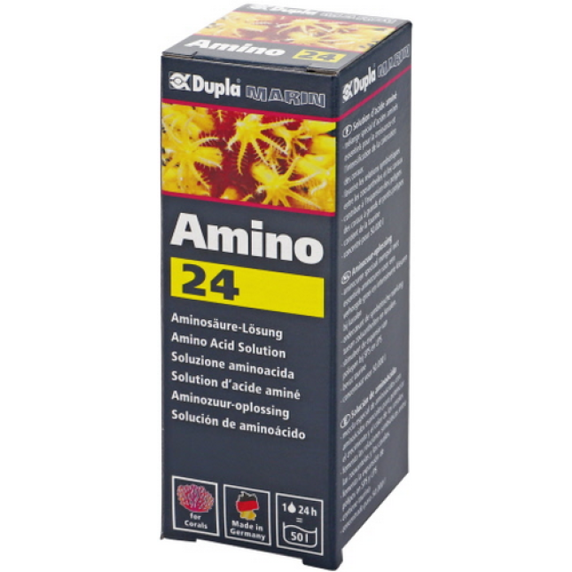 Dupla Amino 24 μείγμα αμινοξέων για την ανάπτυξη και την ένταση του χρώματος στα κοράλλια 50ml Dupla Amino 24 μείγμα αμινοξέων για την ανάπτυξη και την ένταση του χρώματος στα κοράλλια 50ml