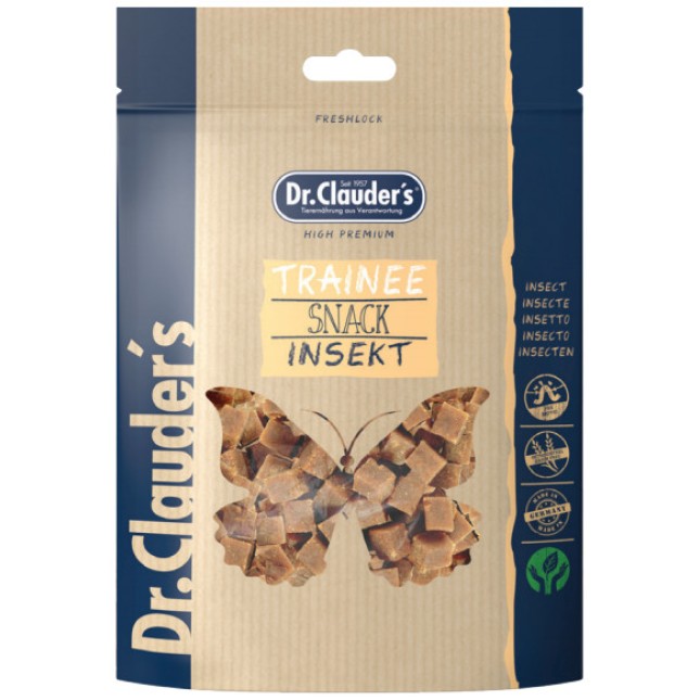 Dr.Clauder's λιχουδιές από 100% πρωτεΐνη εντόμων 80g Dr.Clauder's λιχουδιές από 100% πρωτεΐνη εντόμων 80g