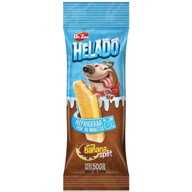 Dr Zoo Helado Λιχουδιά Σκύλου Dr Zoo Helado Παγωτό Μπανάνα 50gr Dr Zoo Helado Λιχουδιά Σκύλου Dr Zoo Helado Παγωτό Μπανάνα 50gr