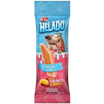 Dr Zoo Helado Λιχουδιά Σκύλου Παγωτό Λουκάνικο & Τυρί 50gr Dr Zoo Helado Λιχουδιά Σκύλου Παγωτό Λουκάνικο & Τυρί 50gr