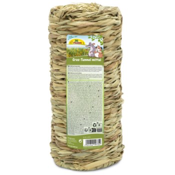 JR farm grass tunnel σπιτάκι & συμπληρωματική τροφή με άχυρο medium 14x31cm 450gr JR farm grass tunnel σπιτάκι & συμπληρωματική τροφή με άχυρο medium 14x31cm 450gr