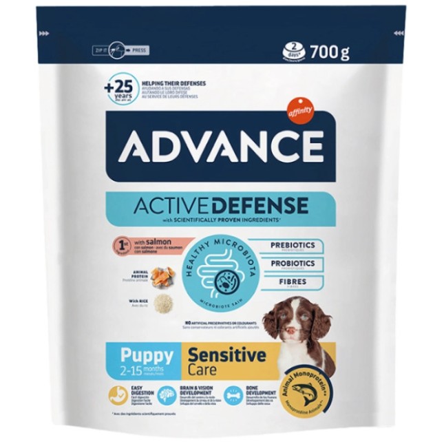 Affinity Advance για κουτάβια με ευαισθησίες στην πέψη με σολομό 700gr Affinity Advance για κουτάβια με ευαισθησίες στην πέψη με σολομό 700gr