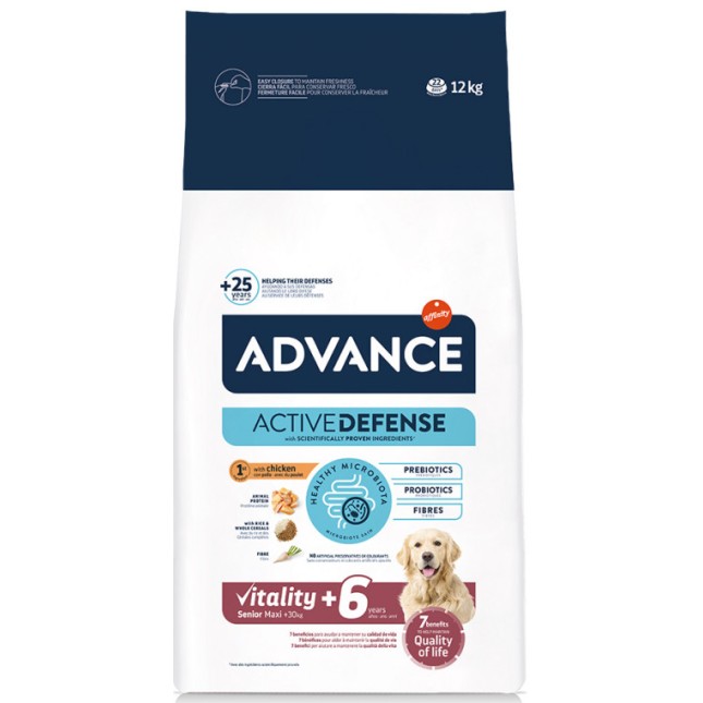 Affinity Advance Πλήρης τροφή για ηλικιωμένα σκυλιά μεγαλόσωμων φυλών με πουλερικά και ρύζι 12kg Affinity Advance Πλήρης τροφή για ηλικιωμένα σκυλιά μεγαλόσωμων φυλών με πουλερικά και ρύζι 12kg