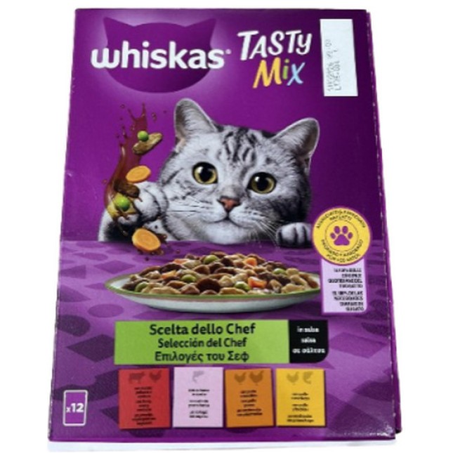 Whiskas Tasty Mix Multipack Σε Σάλτσα Με Επιλογές Του Σεφ 12x85g Whiskas Tasty Mix Multipack Σε Σάλτσα Με Επιλογές Του Σεφ 12x85g