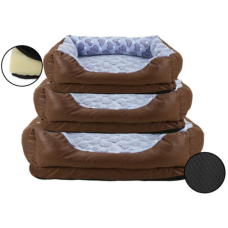 Nobleza κρεβάτι σκύλου με fleece επένδυση καφέ L 83x65cm Nobleza κρεβάτι σκύλου με fleece επένδυση καφέ L 83x65cm