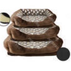 Nobleza βελούδινο κρεβάτι σκύλου καφέ m 72x50cm Nobleza βελούδινο κρεβάτι σκύλου καφέ m 72x50cm