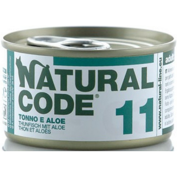 Natural Code τροφή για ενήλικες γάτες - Πατέ Τόνος και Αλόη 85gr Natural Code τροφή για ενήλικες γάτες - Πατέ Τόνος και Αλόη 85gr