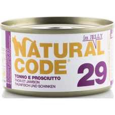 Natural Code τροφή για ενήλικες γάτες - Πατέ Τόνος & Προσούτο 85gr Natural Code τροφή για ενήλικες γάτες - Πατέ Τόνος & Προσούτο 85gr