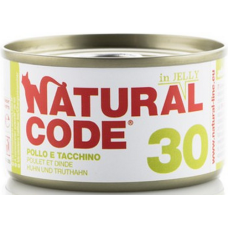 Natural Code τροφή για ενήλικες γάτες - Πατέ Κοτόπουλο & γαλοπούλα 85gr Natural Code τροφή για ενήλικες γάτες - Πατέ Κοτόπουλο & γαλοπούλα 85gr