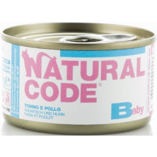 Natural Code τροφή για γατάκια που απογαλακτίζονται - Τόνος & Κοτόπουλο 85gr Natural Code τροφή για γατάκια που απογαλακτίζονται - Τόνος & Κοτόπουλο 85gr