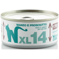 Natural Code τροφή XL Πατέ για ενήλικες γάτες με Βοδινό και Προσούτο 170gr Natural Code τροφή XL Πατέ για ενήλικες γάτες με Βοδινό και Προσούτο 170gr