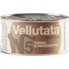 Natural Code τροφή ιδανική για ενήλικες γάτες VELLUTATA με Τόνο & Προσούτο Κοτόπουλου 85gr Natural Code τροφή ιδανική για ενήλικες γάτες VELLUTATA με Τόνο & Προσούτο Κοτόπουλου 85gr
