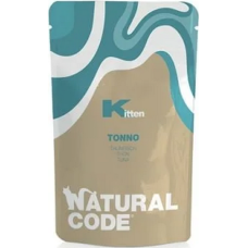 Natural Code τροφή για γατάκια σε φακελάκι από 4 έως 12 μηνών με τόνο 70gr Natural Code τροφή για γατάκια σε φακελάκι από 4 έως 12 μηνών με τόνο 70gr