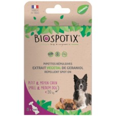 Biogance Biospotix αμπούλες για σκύλους με Γερανιόλη μη τοξικό φυτικό αντιπαρασιτικό 1ml 1τμχ Biogance Biospotix αμπούλες για σκύλους με Γερανιόλη μη τοξικό φυτικό αντιπαρασιτικό 1ml 1τμχ