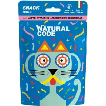 Natural Code Λιχουδιές για νεαρά γατάκια σε φακελάκι με Λευκό κρέας και Γάλα 60gr Natural Code Λιχουδιές για νεαρά γατάκια σε φακελάκι με Λευκό κρέας και Γάλα 60gr