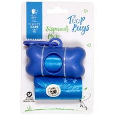 Perfect Care Μπλε θήκη και 2 μπλε ρολά για ακαθαρσίες σκύλου Perfect Care Μπλε θήκη και 2 μπλε ρολά για ακαθαρσίες σκύλου