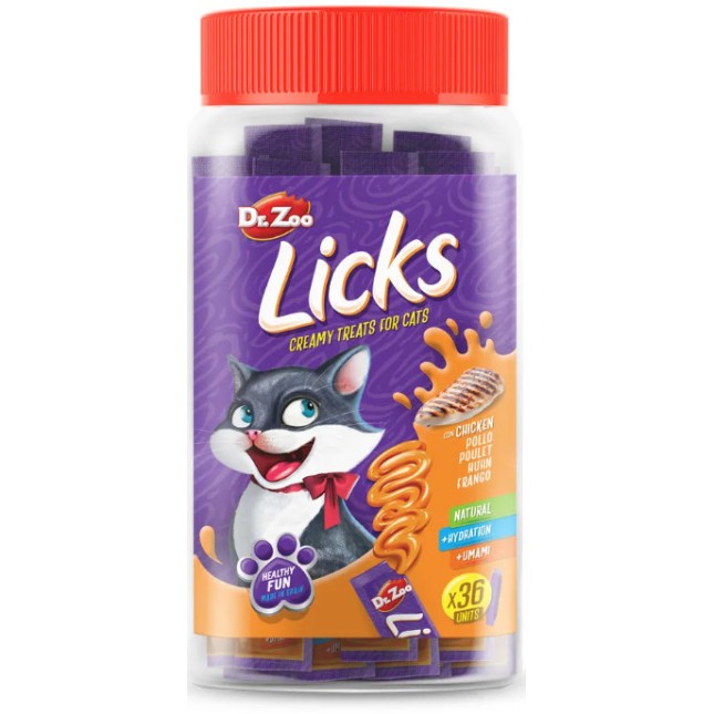 Dr Zoo Κρεμώδες snack με κοτόπουλο για γάτες 15gr 1τμχ Dr Zoo Κρεμώδες snack με κοτόπουλο για γάτες 15gr 1τμχ