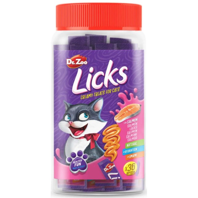 Dr Zoo Κρεμώδες snack με σολομό για γάτες 15gr 1τμχ Dr Zoo Κρεμώδες snack με σολομό για γάτες 15gr 1τμχ