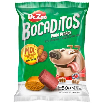 Dr Zoo Μπουκίτσες με γεύση βοδινό & κοτόπουλο  50gr