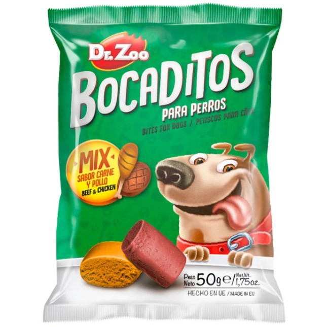 Dr Zoo Μπουκίτσες με γεύση βοδινό & κοτόπουλο  50gr