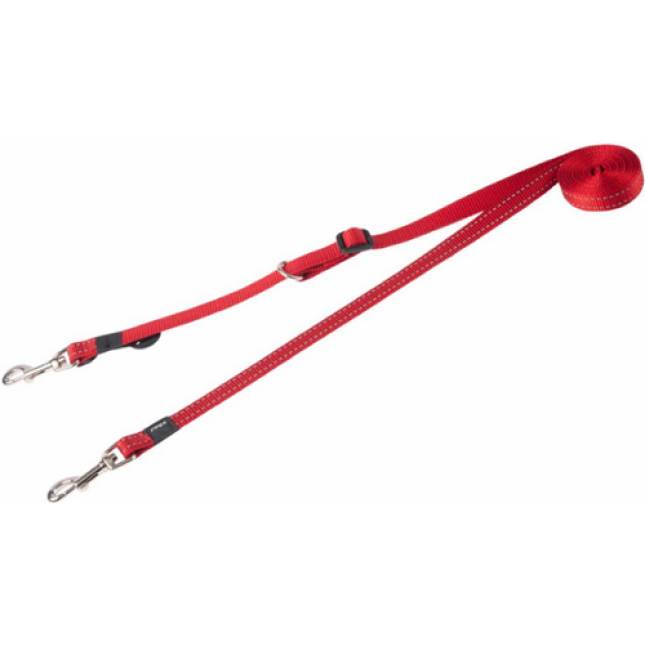 Rogz dogz οδηγός σκύλου utility control multi lead κόκκινο S Rogz dogz οδηγός σκύλου utility control multi lead κόκκινο S