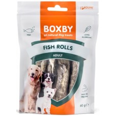 Boxby λιχουδιά με ρολά από 100% μπακαλιάρο 60g Boxby λιχουδιά με ρολά από 100% μπακαλιάρο 60g