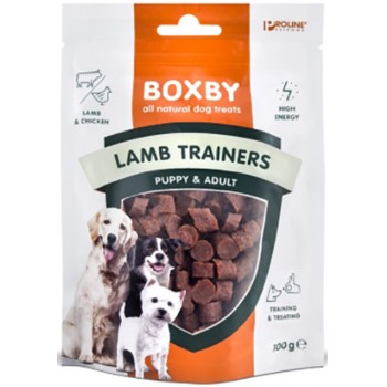 Boxby Λιχουδιές για κουτάβια και ενήλικους σκύλους χωρίς δημητριακά και γλουτένη με αρνί 100g Boxby Λιχουδιές για κουτάβια και ενήλικους σκύλους χωρίς δημητριακά και γλουτένη με αρνί 100g