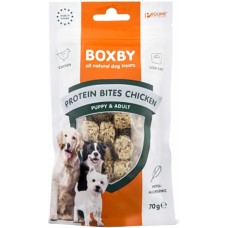 Boxby λιχουδιά χωρίς δημητριακά, γλουτένη και γαλακτοκομικά με κοτόπουλο 70g