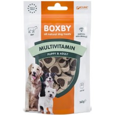 Boxby λιχουδιά φτιαγμένη από βόειο κρέας και εμπλουτισμένη με βιταμίνες και μέταλλα 140g Boxby λιχουδιά φτιαγμένη από βόειο κρέας και εμπλουτισμένη με βιταμίνες και μέταλλα 140g
