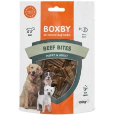 Boxby Υγιεινές λιχουδιές για κουτάβια και ενήλικους σκύλους με βοδινό 100gr Boxby Υγιεινές λιχουδιές για κουτάβια και ενήλικους σκύλους με βοδινό 100gr