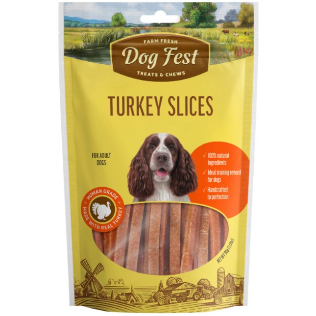 PetFest Dog λιχουδιά για ενήλικους σκύλους με φλετες γαλοπούλας 90g PetFest Dog λιχουδιά για ενήλικους σκύλους με φλετες γαλοπούλας 90g