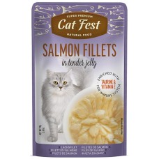 PetFest Φιλέτα σολομού σε ζελέ για ενήλικες γάτες 70gr PetFest Φιλέτα σολομού σε ζελέ για ενήλικες γάτες 70gr