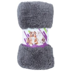Nobleza Γκρι χοντρή fleece κουβέρτα άνετη και ζεστή