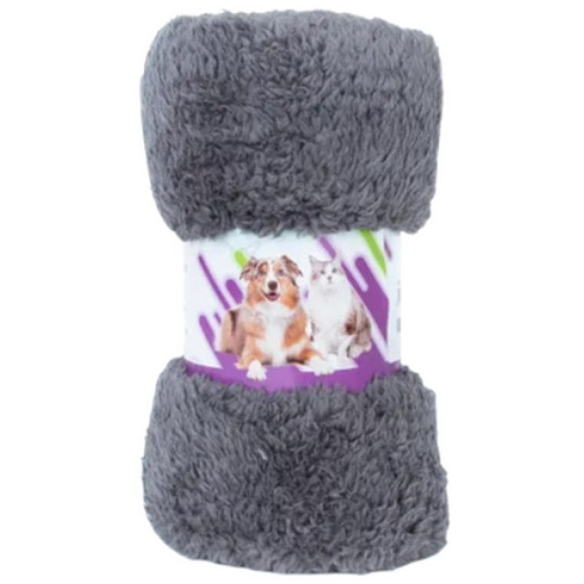 Nobleza Γκρι χοντρή fleece κουβέρτα άνετη και ζεστή Nobleza Γκρι χοντρή fleece κουβέρτα άνετη και ζεστή