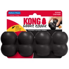 Kong Extreme Παιχνίδι από μαύρο καουτσούκ με θήκες για λιχουδιές Md 18x5cm Kong Extreme Παιχνίδι από μαύρο καουτσούκ με θήκες για λιχουδιές Md 18x5cm