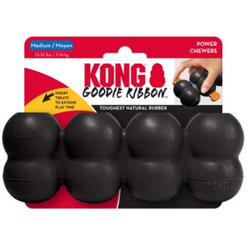 Kong Extreme Παιχνίδι από μαύρο καουτσούκ με θήκες για λιχουδιές Md 18x5cm Kong Extreme Παιχνίδι από μαύρο καουτσούκ με θήκες για λιχουδιές Md 18x5cm