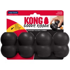 Kong Extreme Παιχνίδι από μαύρο καουτσούκ με θήκες για λιχουδιές Lg 21,5x5cm Kong Extreme Παιχνίδι από μαύρο καουτσούκ με θήκες για λιχουδιές Lg 21,5x5cm