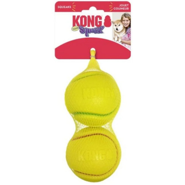 Kong Πλαστικές μπάλες τένις με ήχο 2 τμχ Lg d8cm Kong Πλαστικές μπάλες τένις με ήχο 2 τμχ Lg d8cm