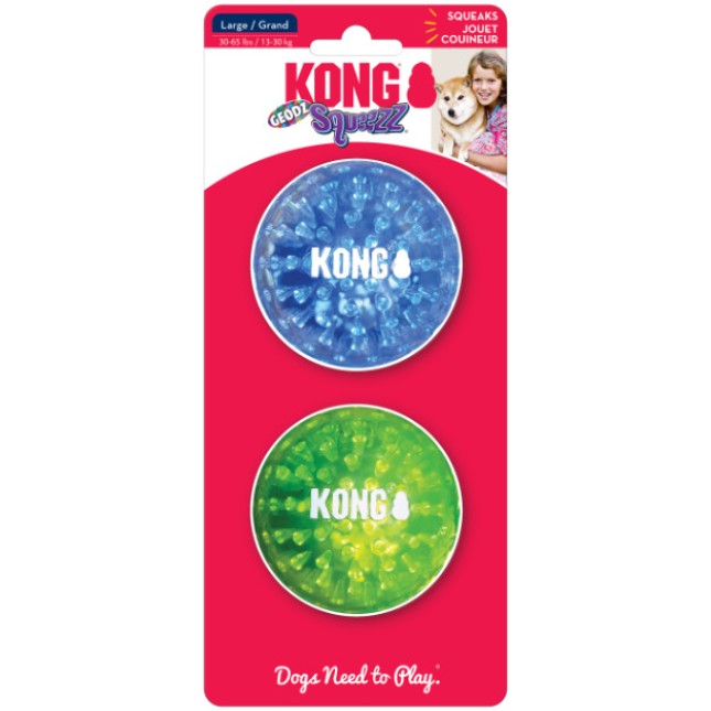 Kong Λαμπερές μπάλες με ήχο 2 τμχ Lg d8cm Kong Λαμπερές μπάλες με ήχο 2 τμχ Lg d8cm
