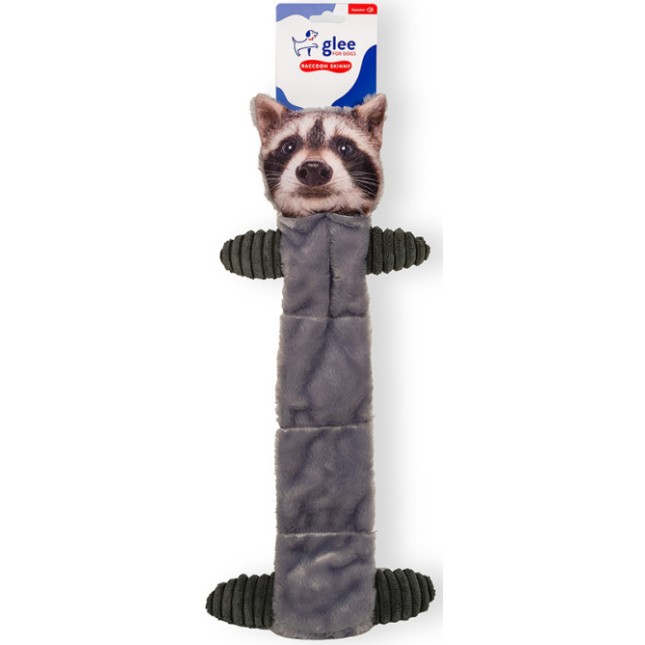 Glee Παιχνίδι Σκύλου Raccoon Skinny Long Body με ήχο Glee Παιχνίδι Σκύλου Raccoon Skinny Long Body με ήχο