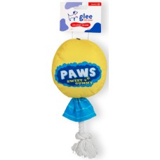 Glee Παιχνίδι Σκύλου Lollipop Rope Κίτρινο με ήχο