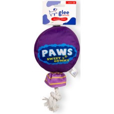 Glee Παιχνίδι Σκύλου Lollipop Rope Μωβ με ήχο