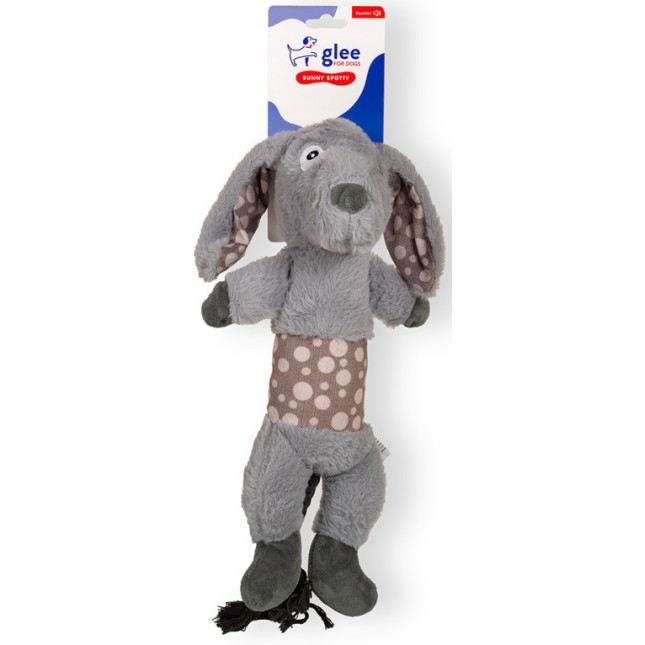 Glee Παιχνίδι Σκύλου Bunny Spotty Rope Tail με ήχο Glee Παιχνίδι Σκύλου Bunny Spotty Rope Tail με ήχο
